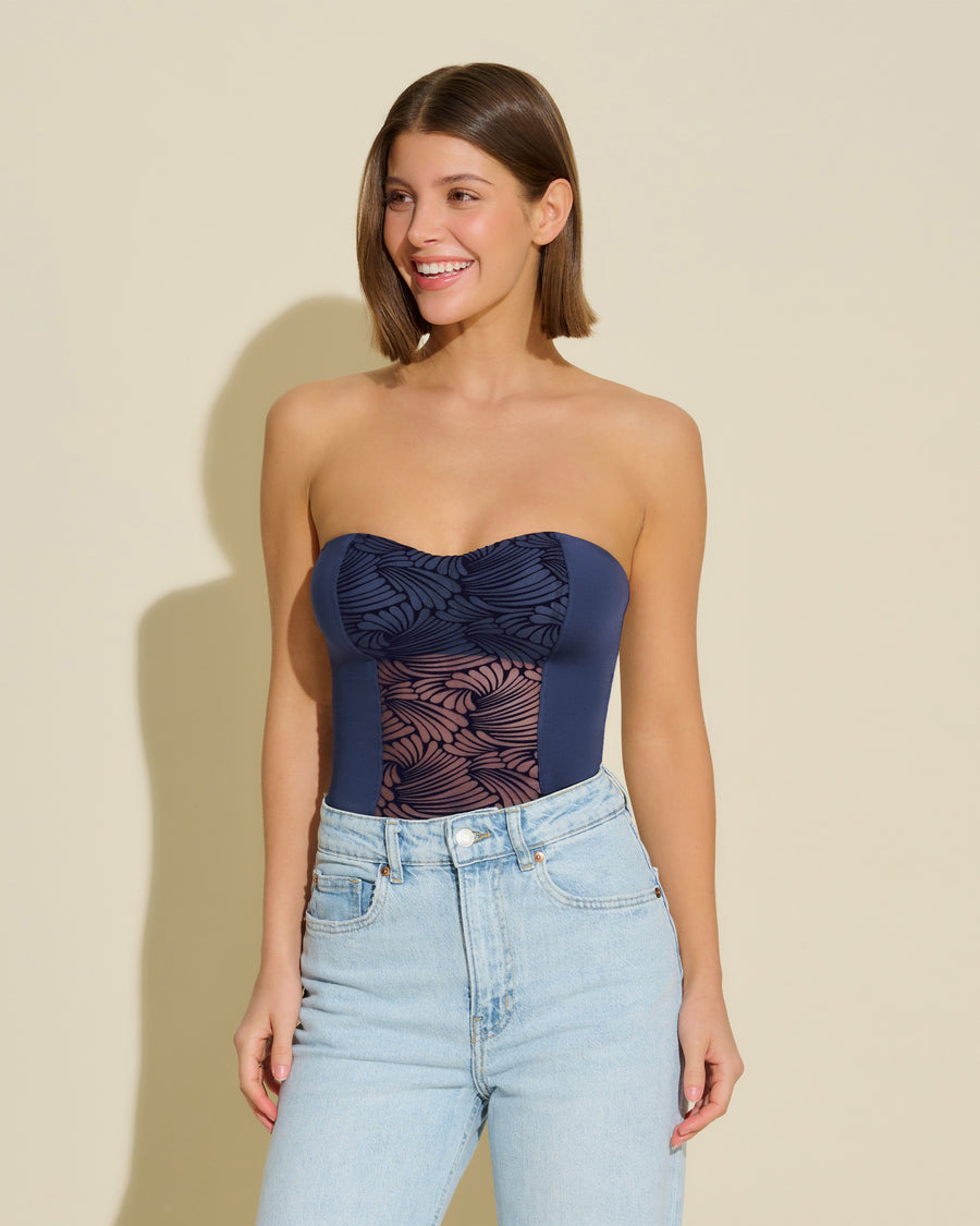 Blu Bustier - Clancy Bustier