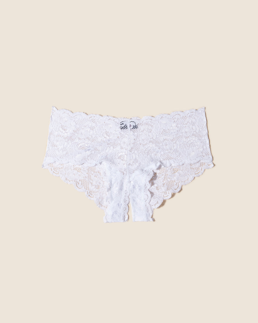 White Hot Pant - Never Say Never Naughtie Low Rise Boyshort