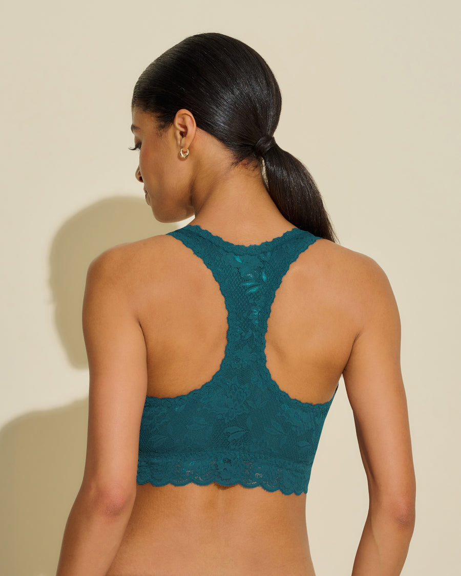 Verde Bralette - Never Say Never Bralette Curvy Racie Con Spalline Incrociate Bralette