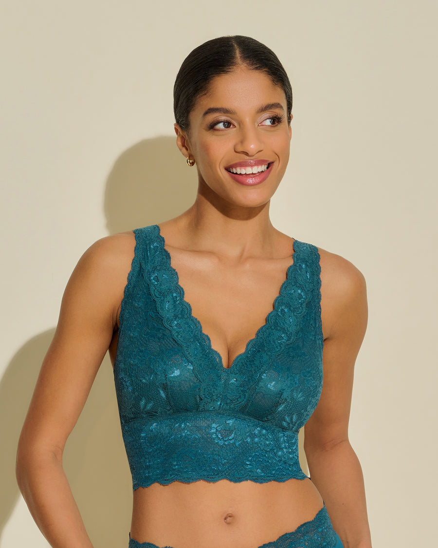 Verde Bralette - Never Say Never Bralette Tipo Top Escotado Curvy