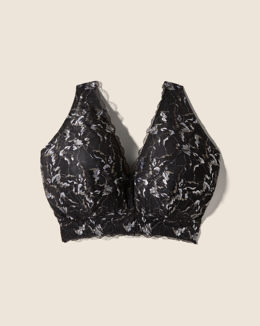 Nero Bralette - Paradiso Bralette Con Fascia Alta Ultra Curvy