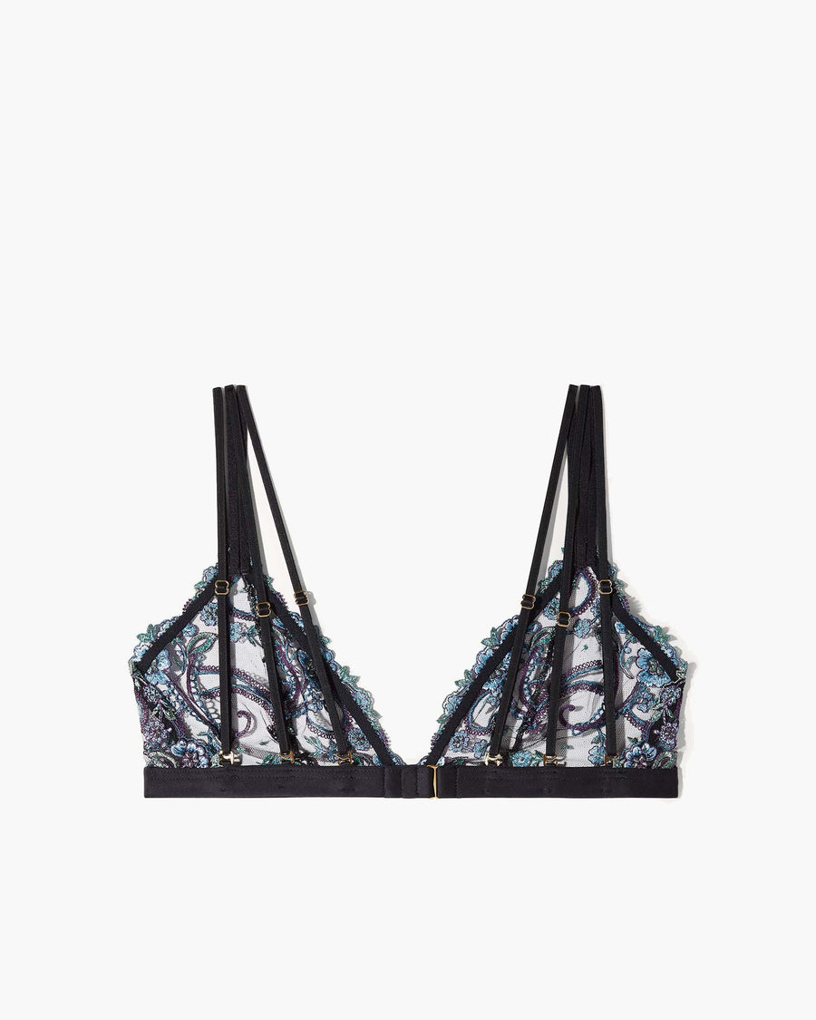 Negro Bralette - Sanika Sujetador Triangular Suave