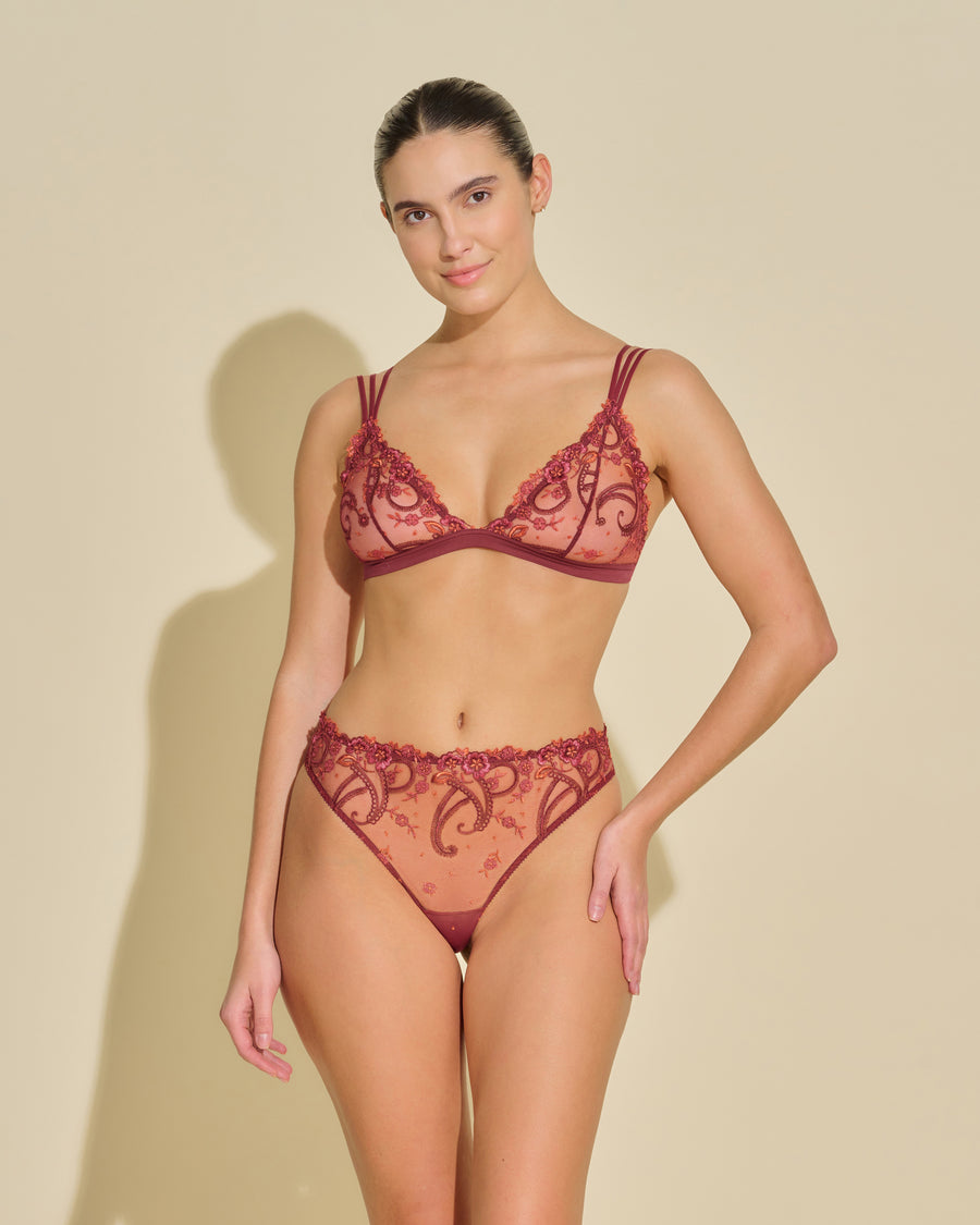 Rossa Bralette - Sanika Reggiseno Triangolo Morbido