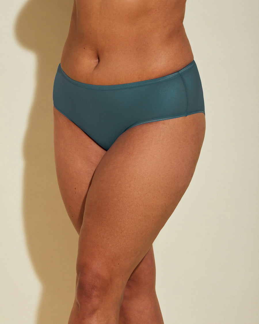 Verte Culotte Taille Basse - Soire Confidence Shorty Taille Basse - Grande Taille