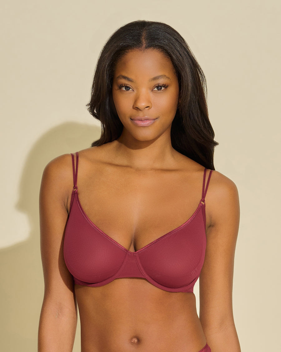 Rouge Soutien-Gorge - Soire Confidence Soutien-Gorge Moulé À Armatures