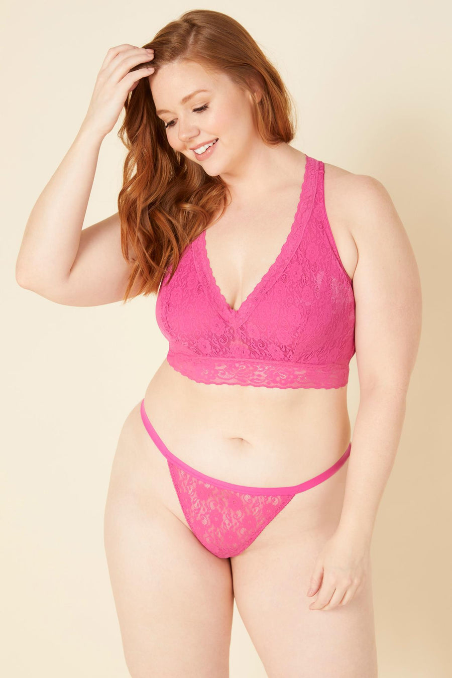 Rose String Ficelle - Cosabella Amore Adore String Ficelle Grande Taille