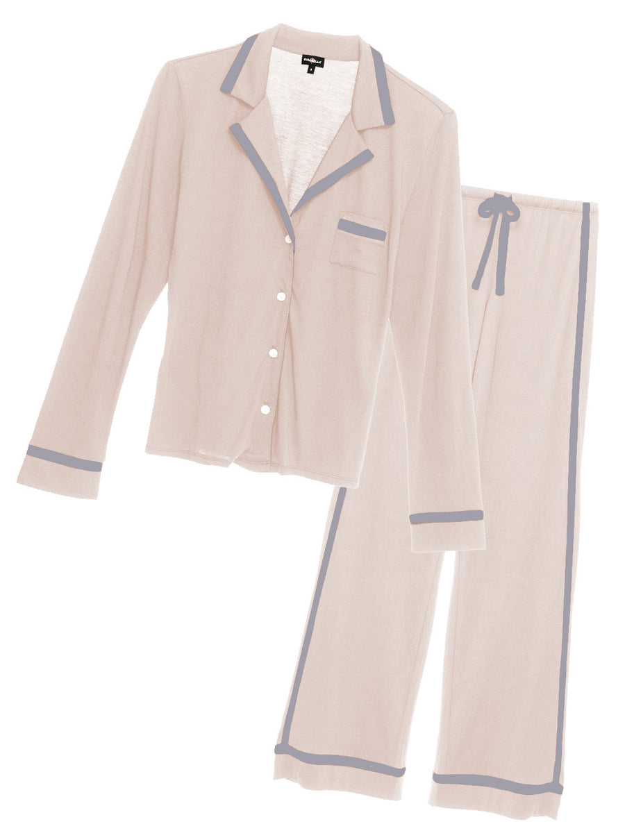 Pink Set - Bella Long Sleeve Top & Pant Pajama Set