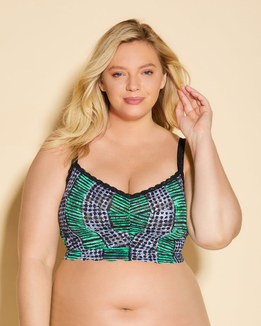 Estampado Bralette - Never Say Never Printed Bralette Sweetie Ultra Curvy