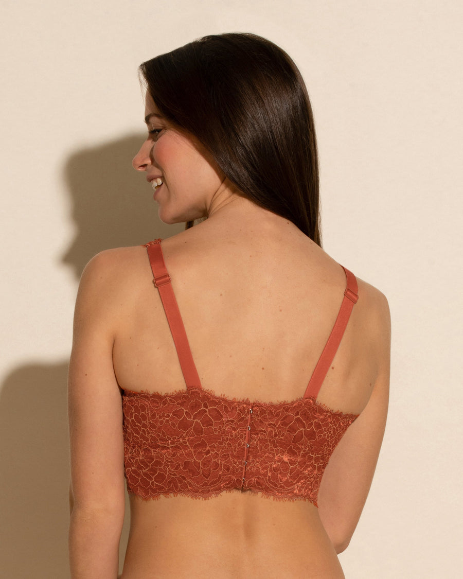 Orange Bralette - Pret A Porter Brassière Style Bustier Curvy