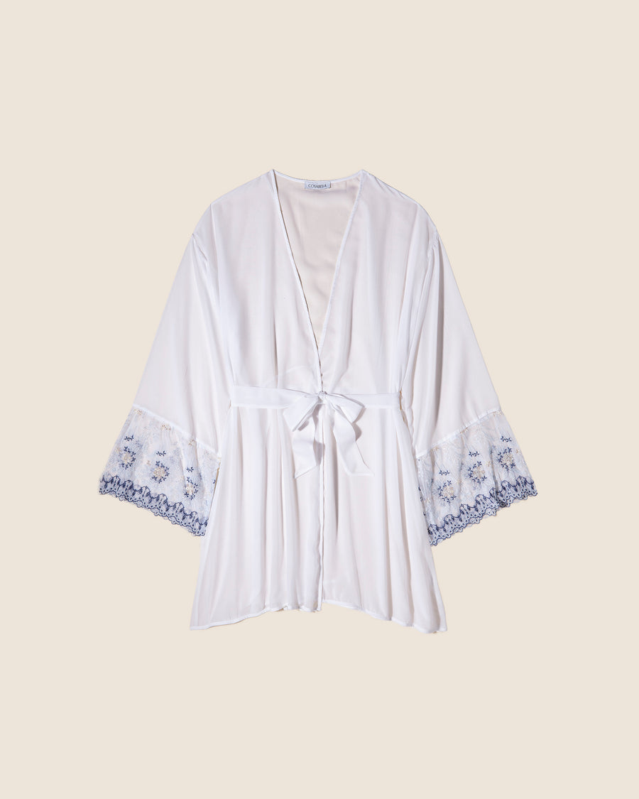 Blanc Robe De Chambre - Ushuaya Peignoir